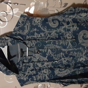 Blue 2x tank top hoodie